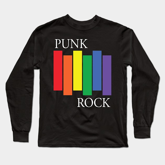 Punk Rock Dad Gift Men Tattoos Punker Rocker Ska Father Metal Band Rock N' Roll Long Sleeve T-Shirt by Shirtsurf